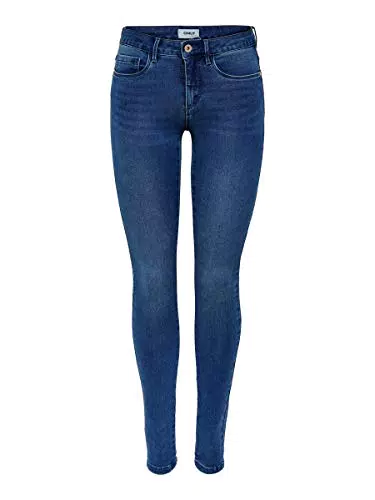 ONLY Onlroyal Regular Skinny Fit Jeansedium Blue Denim / 30 Donna
