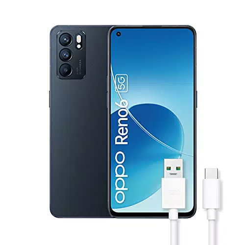 OPPO Reno6 5G, Dual Simediatek 900, Display 6.43‘’ FHD+ AMOLED 90Hz Tripla Camera 64MP + 108MP