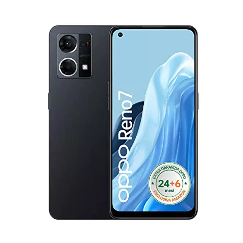 OPPO Reno7 Smartphone, AI Tripla Fotocamera 64+2+2MP