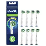 Oral-B Cross Action Testine Spazzolino Elettrico, Confezione da 8 pezzi