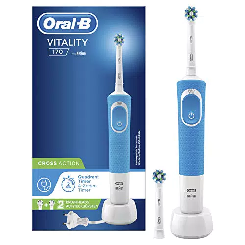 Oral-B Cross Action Vitality 170 Spazzolino Elettrico Base Ricaricabile