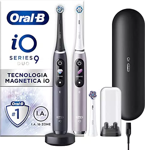 Oral-B Spazzolino Elettrico Ricaricabile iO 9N, Sensore di Pressione