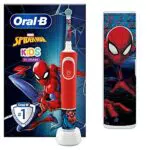 Oral-B Spazzolino Elettrico Ricaricabile Bambini Spiderman Marvel +3 Anni