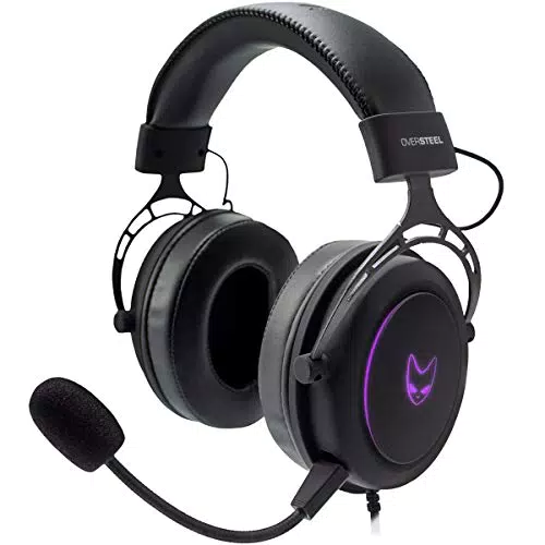 Oversteel ELECTRUM - Cuffie da gaming RGB con microfono