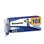 Panasonic EVOLTA Batteria alcalina, AAA Micro LR03, Confezione da 10 senza plastica