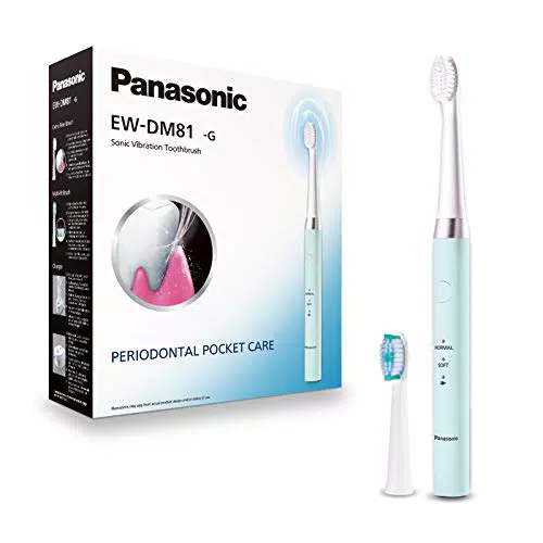 Panasonic EW-DM81-G503 Spazzolino Elettrico, 2 Testine Incluse
