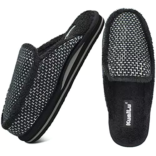 Pantofole Fuzzy con Fodera in Morbida Pelliccia Sintetica & Memory Foam Ultra-Spesso