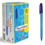 Papermate S0957130 Inkjoy 100 Cap Penna a Sfera con Cappuccio e Punta Media da 1.0 mm, scatola da 50