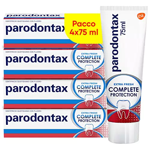 Parodontax Complete Protection Extra Fresh, Dentifricio con 8 Benefici