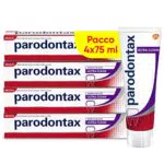 Parodontax Ultra Clean, Dentifricio per Prevenire il Sanguinamento Gengivale, 4 pezzi