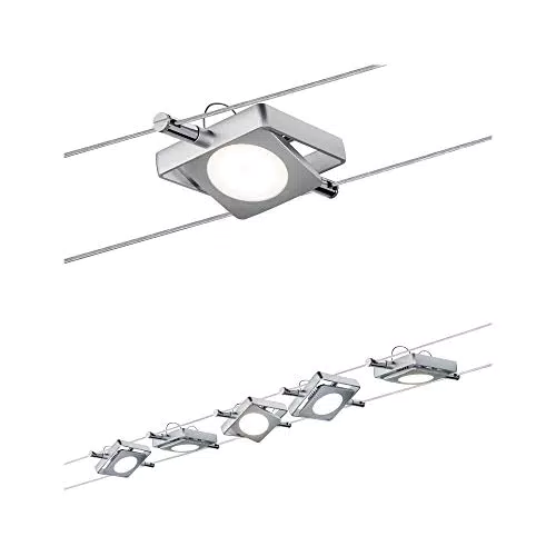 Paulmann lampada a sospensione con faretti LED, 5 X 4 W LED cromato opaco