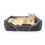 Pecute Cuccia Gatto Letto per Cani Piccoli Gatti Peluche Ultra-Morbido Rettangolare Lavabile in Lavatrice