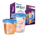 Philips Avent SCF721/20 Set Vasetti per la Conservazione delle Pappe