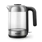 Philips Bollitore in Vetro - 1, 7 L, Coperchio a Mollapia Luminosa