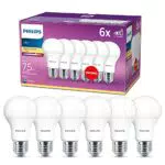 Philips Lampadine LED Goccia, E27, 11 W Equivalenti a 75 W