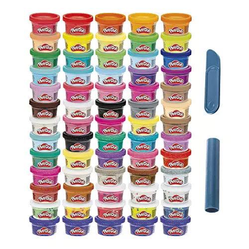 Play-Doh Ultimate Color Collection, Confezione da 65 composti modellabili Assortiti per Bambini dai 3 Anni in su
