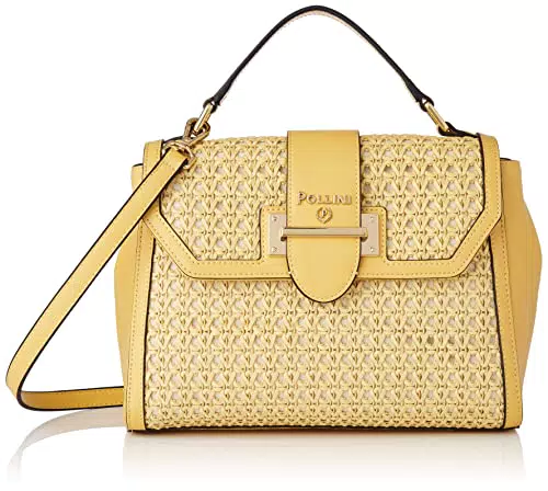Pollini, BORSA A SPALLA Donna, Giallo, Unica