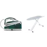 Polti Vaporella Express VE30.20 Generatore di vapore ad alta prestazione e asse da Stiro con Ruote di Trasporto, Basic, 122 X 43.5 Cm