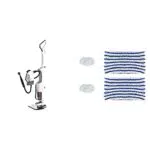 Polti Vaporetto 3 Cleancopa a Vapore e Aspirapolvere senza Sacco con Pulitore a Vapore Portatile + Kit 2 Panni e 2 Cuffie in Spugna Compatibili con Polti Vaporetto 3 Clean