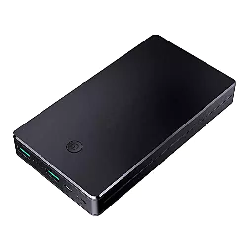 Power Bank 20000mAh, Caricabatterie Portatile, 2 Ingressi e Uscite