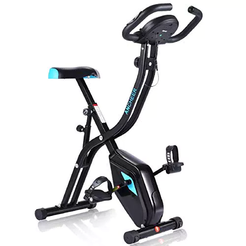 Profun Cyclette Pieghevole da Camera con Resistenza Magnetica Regolabile a 10 Livelli