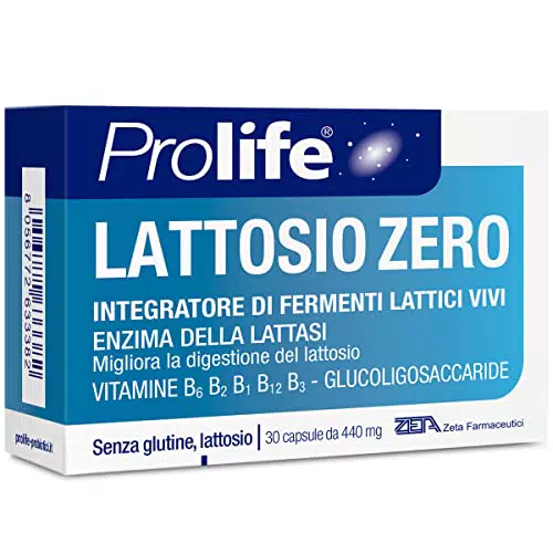 Prolife Lattosio Zero - Probiotici per gli intolleranti al latte - Capsula