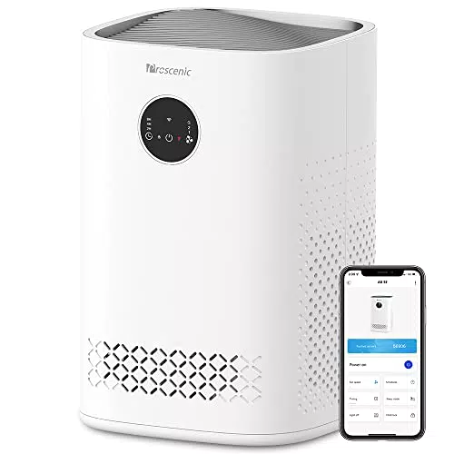 Proscenic A8 SE Purificatore d'Aria, Depuratore Air Smart con APP