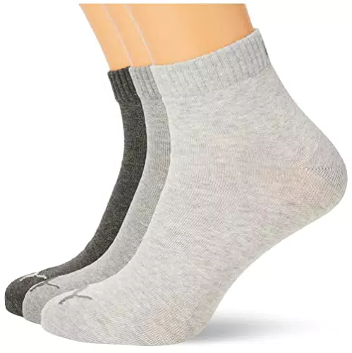 PUMA Quarter Plain 3P, Calzini Unisex Adulto,