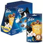 Purina Felix Party Mix Snack Gatto Original Mix con Pollo