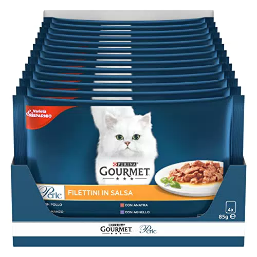 Purina Gourmet Perle Gatto Filettini In Salsa Con Manzo