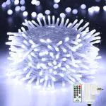 Qedertek Luci Albero di Natale 23 Metri 200 LED, Catena Luminosa