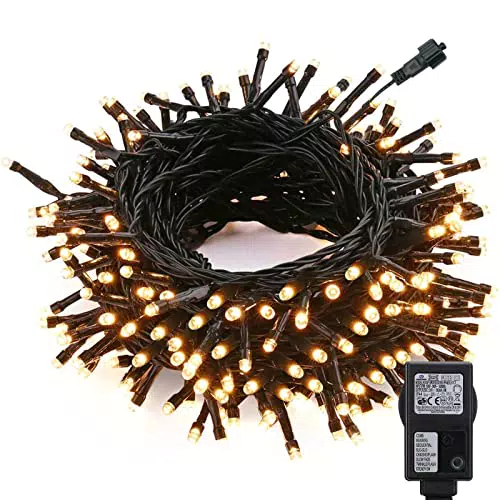 Qedertek Luci Albero di Natale, Catena Luminosa 10M 100 LEDuci di Natale Esterno ed Interno