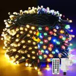 Qedertek Luci Albero di Natale, Catena Luminosa 20M 200 LED