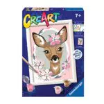 Ravensburger - CreArt Serie E: Bambi, Kit per Dipingere con i Numeri