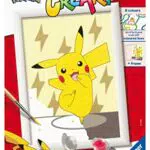 Ravensburger - CreArt Serie E: Pokémon, Pikachu, Kit per Dipingere con i Numeri