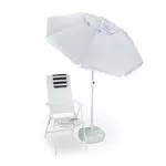 Relaxdays Ombrellone da Giardinopiaggia, 180x180 cm