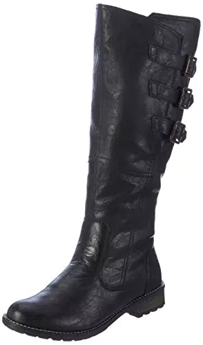Remonte R3370tivali Alti Donna, Nero