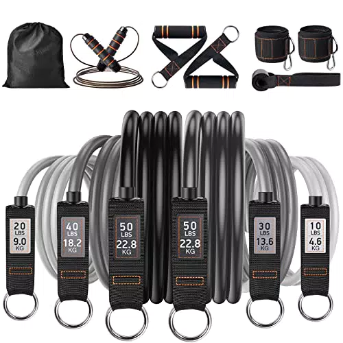 Resistance Bands, 14 in 1, set di fasce elastiche per fitness