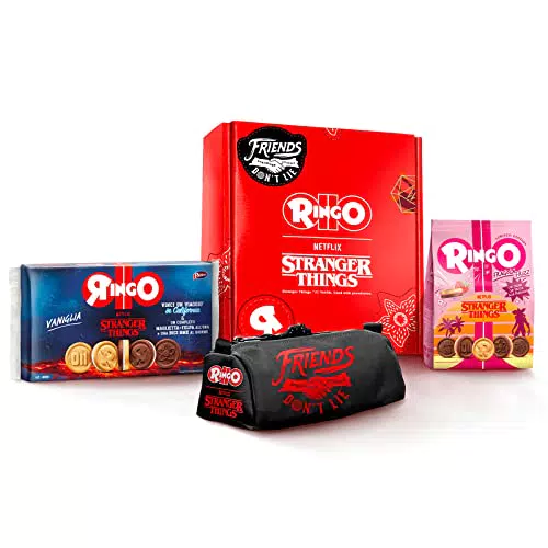 Ringo Stranger Things Box, Idea Regalo, Gift Box con 1 Astuccio Firmato Ringo Stranger Things