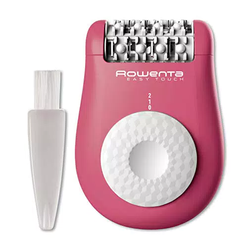 Rowenta Easy Touch EP1110F0 Epilatore Elettrico, Rosa/Bianco