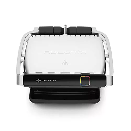 Rowenta GR750D21 OptiGrill Elite Bistecchiera Elettrica con Piastre Rimovibili