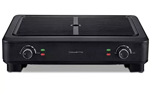 Rowenta KG900812, Smokeless Grill, Griglia, 70% di fumo in meno