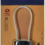 Lucchetto per valigie con combinazione, 10 cm, nero