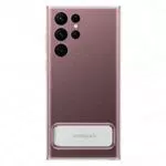 Samsung Clear Standing Cover Custodia Trasparente con cavalletto posizionabile per Galaxy S22 Ultra 5G