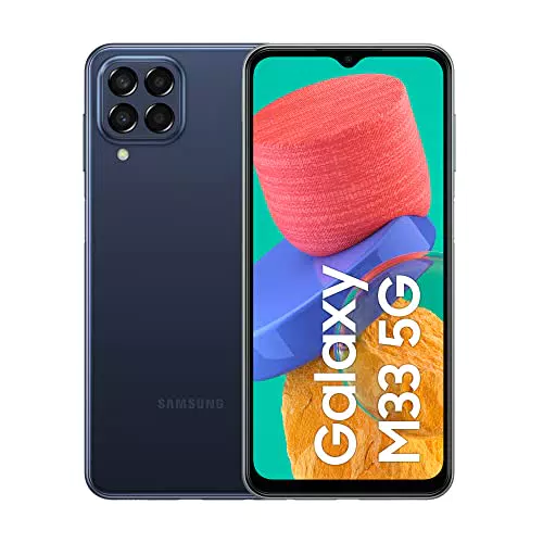 Samsung Galaxy M33 5G Smartphone Android Display 6.6'’ FHD+ TFT LCD Batteria 5.000 mAh Quattro Fotocamere