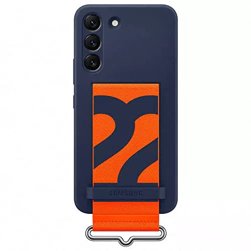 Samsung Silicone Cover con Strap Custodia con fascia per Galaxy S22 5G