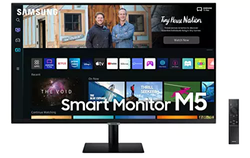 Samsung Smart Monitor M5, Flat 27'', 1920x1080, Full HD