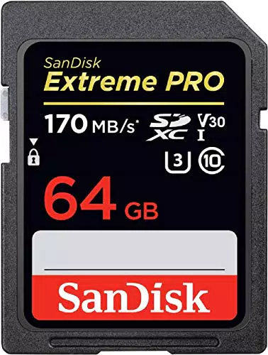 SanDisk Extreme PROcheda Di Memoria Da 64 GB SDXC Fino A 170 MBs