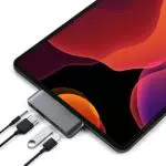 Satechi Adattatore Mobile Pro Hub Tipo C in Alluminio con Carica USB-C PD