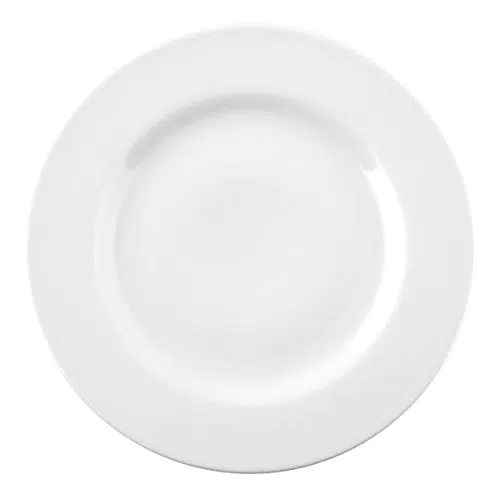 Saturnia Ischia Piatto, Porcellana, Bianco, 26x26x2 cm